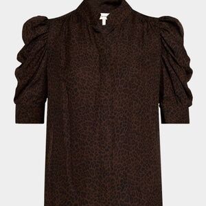 Frame Women's The Leopard Gillian Top